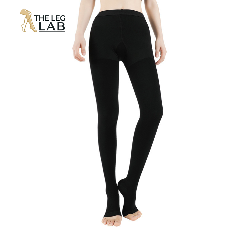 Collants de Compressão com Ponta Aberta - Nível 3 (34-46 mmHg)